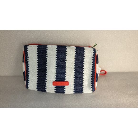NWT Vera Bradley Striped Wristlet * NAVY STRIPE * Nautical Wallet Clutch NEW - Picture 2 of 5